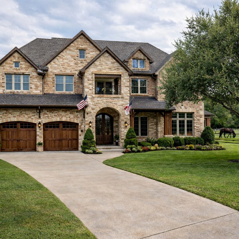 Carriage-house style garage door